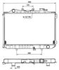 NRF 506501 Radiator, engine cooling